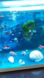 Floating Pumice Stone Aquarium Decoration Floating Rock Artificial Landscape Fish Tank Ornament Suspended Rock