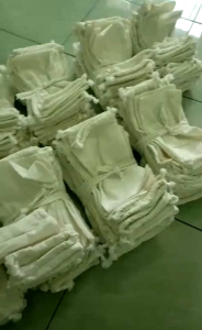 Tas Serut Kanvas Blacu|kantong souvenir pernikahan/kosmetik