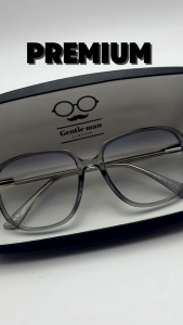 แว่นตากรองแสงเลนส์พรีเมี่ยมบลูบล็อกออโต้ กรองแสงหน้าจอคอม มือถือ เลนส์ป้องกันรังสีสีฟ้า กันแดดUV400 (รุ่น 5236)