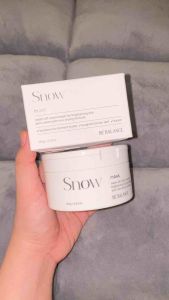 (SN04) Mặt Nạ Dưỡng Trắng BeBalance SNOW MASK Phiên Bản Nâng Cấp giúp Da Trắng Sáng Làm Dịu và Cấp Ẩm Chuyên Sâu 120g