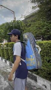 Tas raket badminton tas bulutangkis R2 kombinasi army