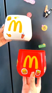 ARAK2222 Rak Tempel Magnet Kulkas / Rak Serbaguna / Rak penyimpanan McDonalds