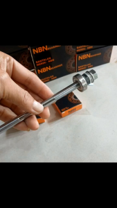 As sepeda belakang set Bearing BNB 6000zz +kones+mur+ring+anting as warna Chrome