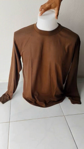 เสื้อยืด เสื้อยืดเเขนยาว ขนาดฟรีไซส์ เสื้อเเขนยาวพระสงฆ์