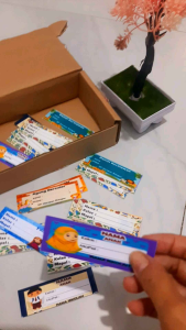 Stiker Mata Pelajaran Estetik