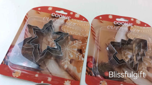 Gingerbread Man Christmas Cookie Cutter Snowflake Xmas Tree Biscuit Decorating Tools