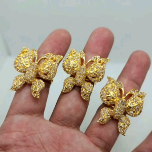 Cincin Kupu Kupu Lapis Emas Gold Plated
