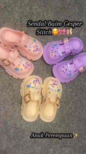 Sandal Stitch Lucu Sendal Terbaru Anak Perempuan Bahan Berkualitas Antislip Fashion Anak Kekinian