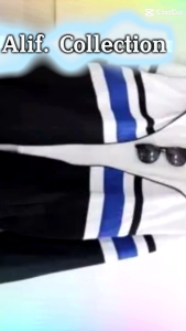 Jaket Pria dan Wanita Tracktrop Kombinasi Putih Hitam List Merah