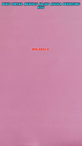 Buku Pintar Menulis Abjad Angka & Berhitung Disertai Bahasa Inggris - KGU