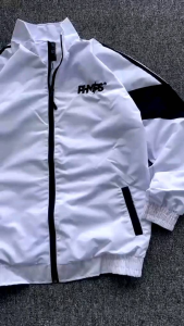 Jaket Linea Stripe Tracktop Parasut Taslan Casual Model Sport