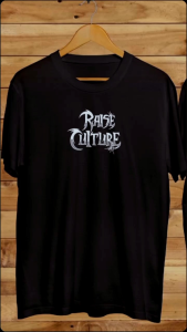 Kaos Distro Raise Culture Oversize Pria Wanita kece Baju Kaos Murah Cowok Cewek Terbaru
