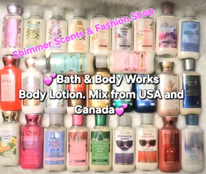 Guaranteed Authentic Bath and Body Works Lotion Body Cream Gingham A Thousand Wishes Dark Kiss Into The Night Strawberry Pound Cake Sweet PeamButterfly Cucumber Melon