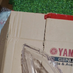 Yamaha Genuine Headlight Lens for Mio-i125 Stanley - Clear Curved Durable Fits Mio-i125 Replacement Part.
