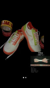 ORIGINAL Shoelaces/tali sepatu katakana series by daad.co Type Q