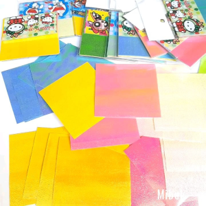 Giấy gấp hạc xà cừ 6.5x6.5 cm xấp 10 tờ giấy gấp origami