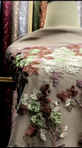 Tulle garden valentino bahan kebaya kombinasi warna tuton