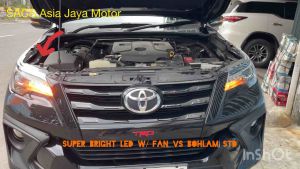 Super Bright LED w Fan Sein Depan Fortuner VRZ