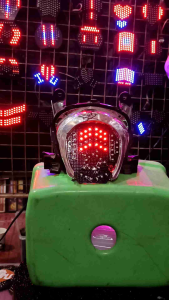 Stoplam Running Scoopy Donat 2016-2019 Motif Bintang Dengan Delapan Mode Kedipan Otomatis