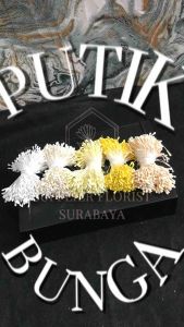 [TERMURAH! ISI +- 400 BIJI  HANYA 30 RUPIAH PER BIJI] PUTIK BUNGA PALSU 2MM HIASAN BUNGA MAWAR BENANG SARI ISIAN BUNGA BAHAN CRAFTING DIY KEMBANG PUTIH BUNGA PLASTIK COCOK UNTUK DITEMPEL DI BAGIAN TENGAH BUNGA KERAJINAN TANGAN PUTIH SARI BUNGA KECIL
