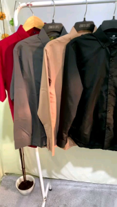 Kemeja Pria Coksu Panjang Top Boyi Man M-XXL