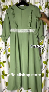 GAMIS   ANAK PEREMPUAN RENDA /GAMIS ANAK BAHAN CRINKLE AIRFLOW / GAMIS ANAK PEREMPUAN/ PAKAIAN ANAK USIA 4-12 THN