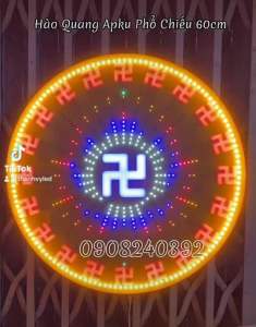 ✨ ĐÈN LED HÀO QUANG PHẬT QUANG PHỔ CHIẾU