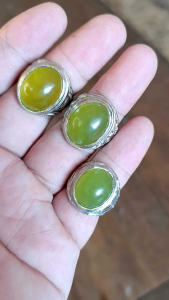 CA 207: Cincin Akik Batu Aceh Idocrase Asli Alam Alpaka super tanam joss