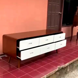 PROMO BUFET RETRO LACI 6 KAYU JATI