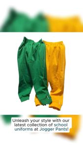 Pang P.E Jogging Pants: Plain Garterize