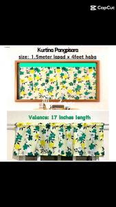 Rosemarry Design Window Curtain and door Curtain Matchy with Blackboard Cover and valancer