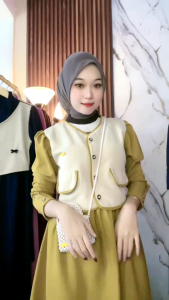 gamis lebaran 2025 viral gamis dewasa terbaru 2025