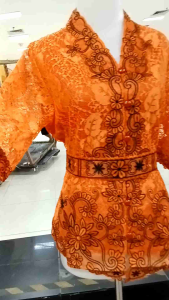 Baju Kebaya Kartini Full Brokat Mix Bordir Lengan 7/8