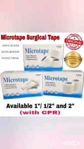 Microtape Surgical Tape 1inch/2inches and Half inch (Per piece)High Quality