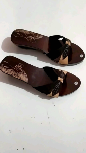 sandal ukir wanita wedges 5cm / sandal kelom geulis ukir / wedges sandal kayu / kelom geulis wedges khas tasikmalaya
