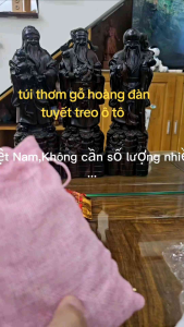 Túi thơm hoàng đàn treo ô tô