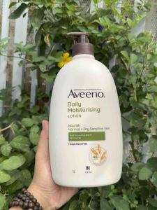 Sữa dưỡng thể không mùi Aveeno Daily Moisturising Fragrance Free Body Lotion chai 1 lít
