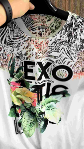 ATASAN KAOS PRINT SPOON MOTIF