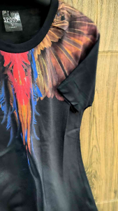 ATASAN KAOS OBLONG PRINT SPOON MOTIF SAYAP