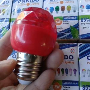 Combo 10 Cái Bóng Đèn LED Trái Chanh (Bóng Chanh LED) Cắt Giác Pha Lê Sử Dụng Đui Xoáy.