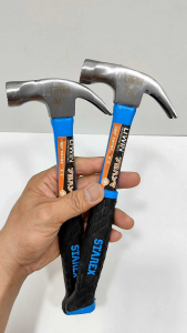 Combo 2 cây búa dài giá rẻ cán đúc nguyên khối có khe hít đinh và đầu đóng chống trượt