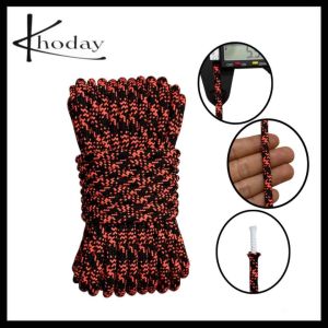 10 mét - Dây Dù tròn spandex 5.5mm có lõi êm tay + chắc dùng làm macrame cố định đồ vật