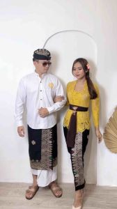 Set coupel songket Kamen bali (satu set Kamen + saput + udeng) setelan bawahan kebaya
