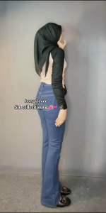 SM COLLECTION Atasan Wanita COLOMBIA Longsleeve Knit Rib Premium Lengan Panjang