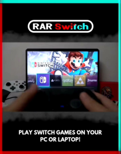 RAR SWITCH Game Drive 500GB Portable HDD Full of Exclusive Premium Switch Games for PC Laptop