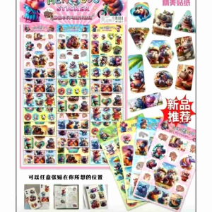 💥มาใหม่จ้า💥 สติกเกอร์หมูเด้ง ลายสุดฮิต ชุดละ 3 แผ่น