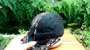 Blangkon Mataram Super Halus Hitam Motif Sabuk inten Kawitran