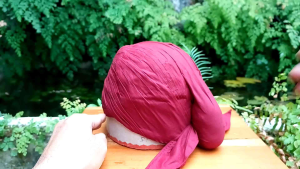 Blangkon Senopaten Mahesa Jenar Super Halus Merah Marun Polos