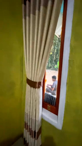 Gorden Ruang Tamu Minimalis/18Ring 9 Gelembung bahan 210cm blackout import