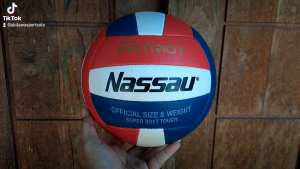 BOLA VOLI NASSAU NEW PATRIOT TERMURAH FREE PENTIL DAN JARING BOLA